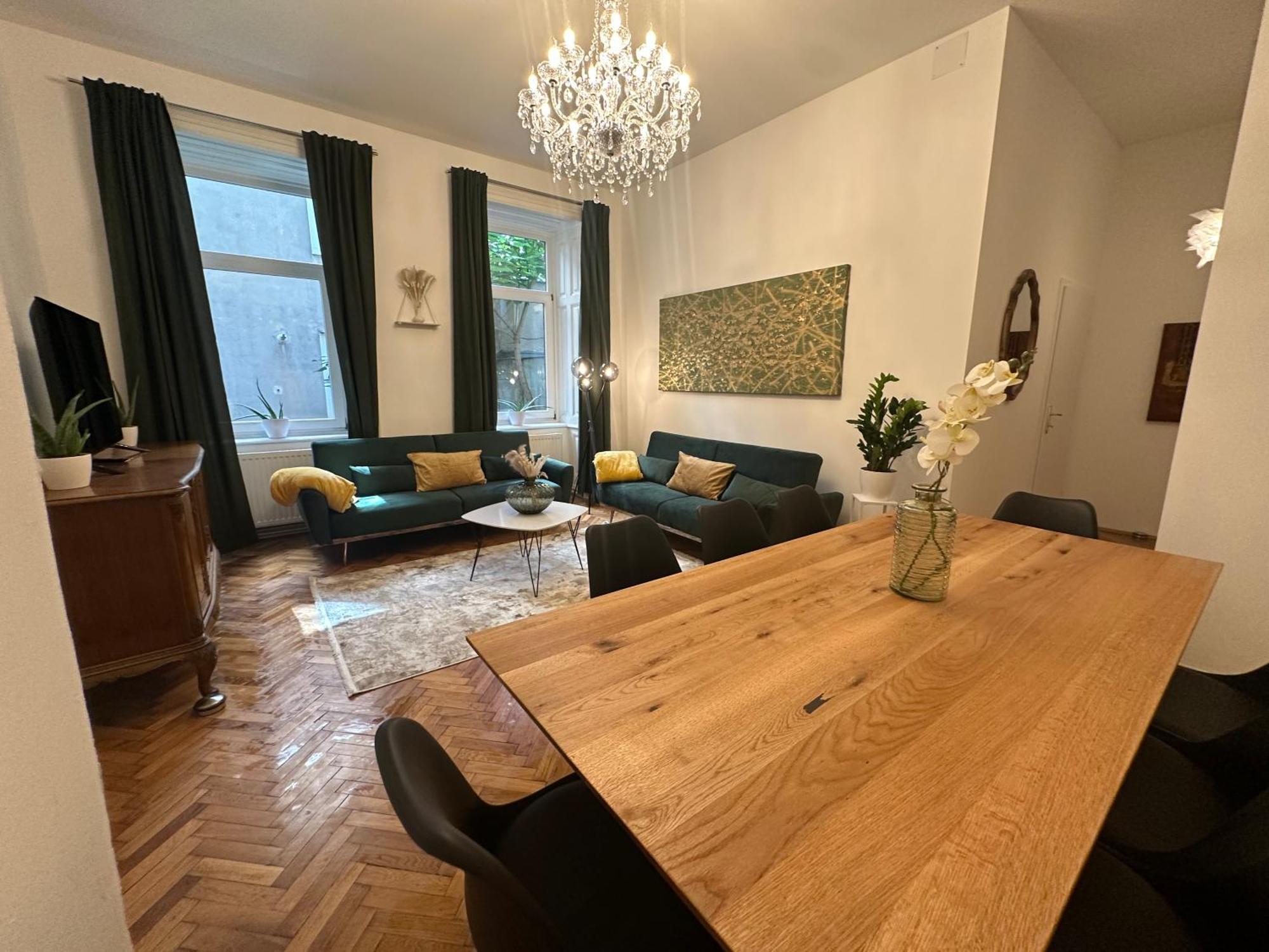 Central Apartment In Viennese Old Building Exteriör bild