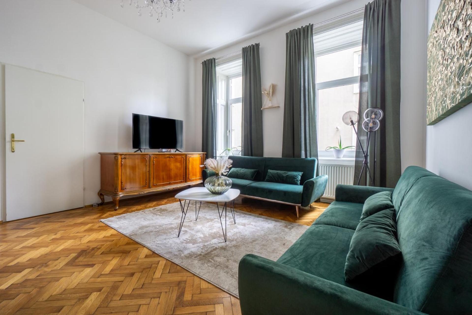 Central Apartment In Viennese Old Building Exteriör bild