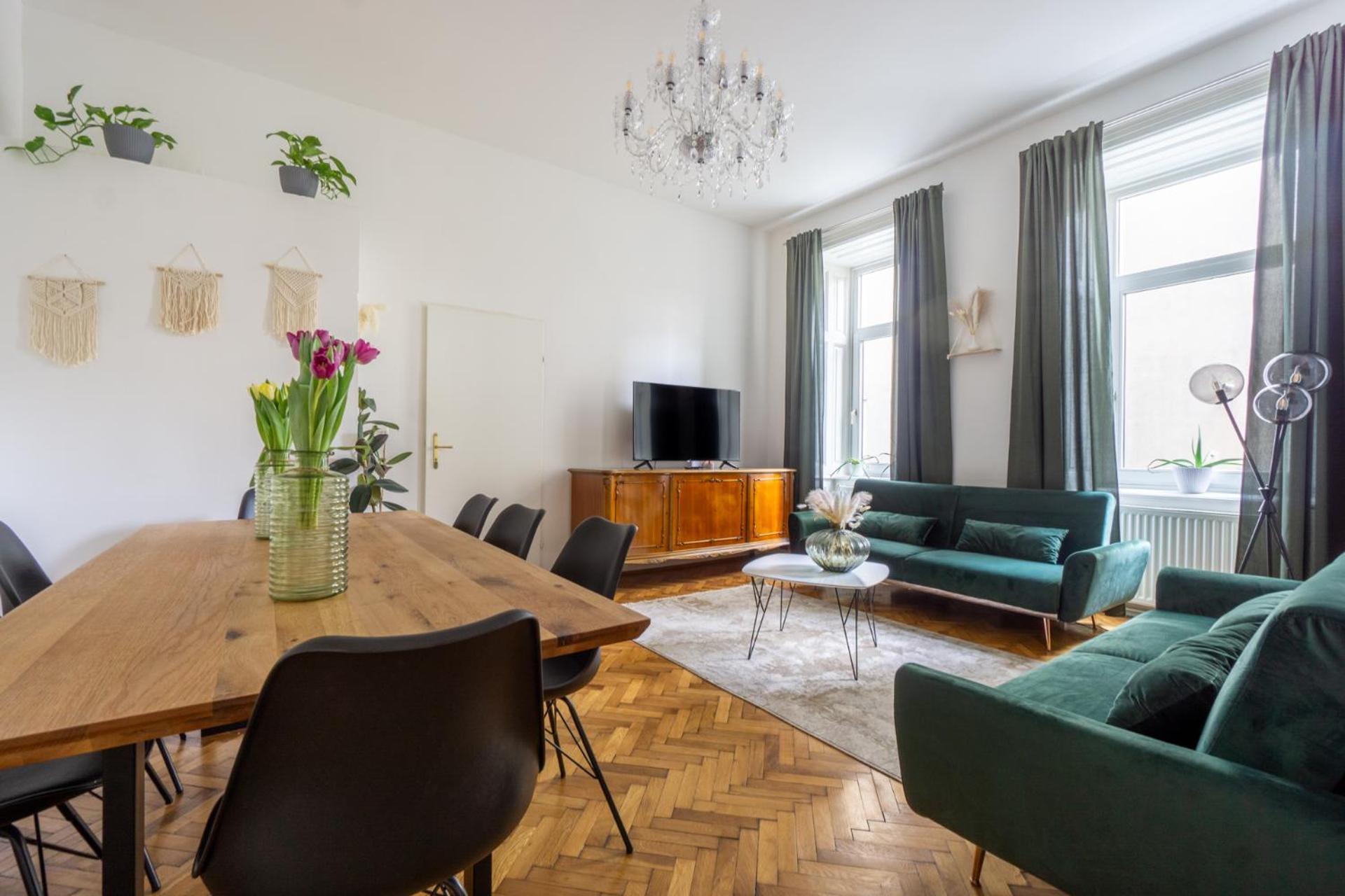 Central Apartment In Viennese Old Building Exteriör bild
